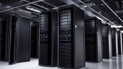 Data center servers that were built using project based recruitment for data center construction